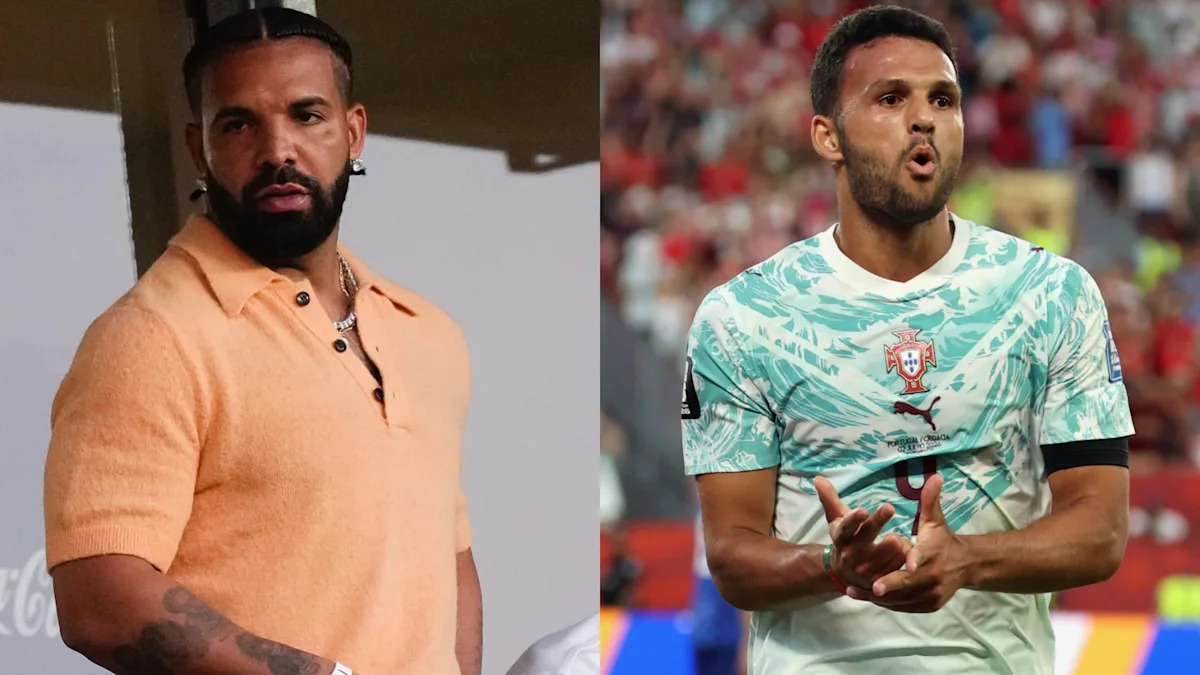 Drake Signs Gonçalo Ramos Portugal Jersey During World Cup Win Over Croatia