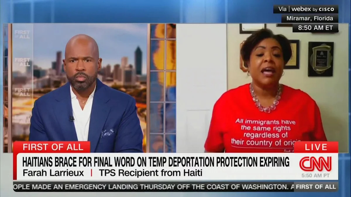 Haitan Migrant Accuses Trump Admin of ‘Ethnic Cleansing’ Days Before Possible Deportation