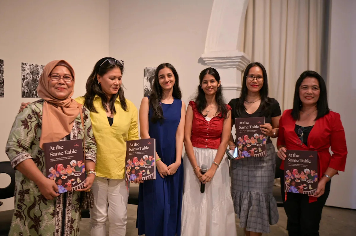 Singapore American School students launch cookbook of migrant worker recipes
