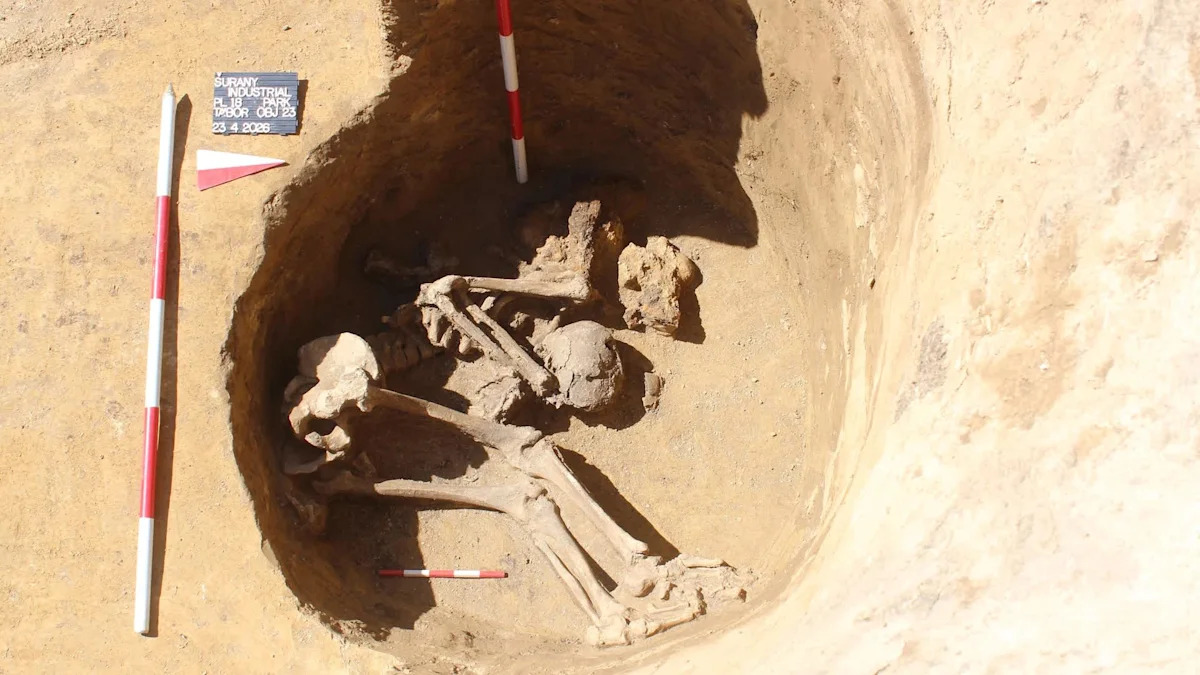 Workers in Slovakia broke ground for an industrial park, then found a Roman camp left after battle