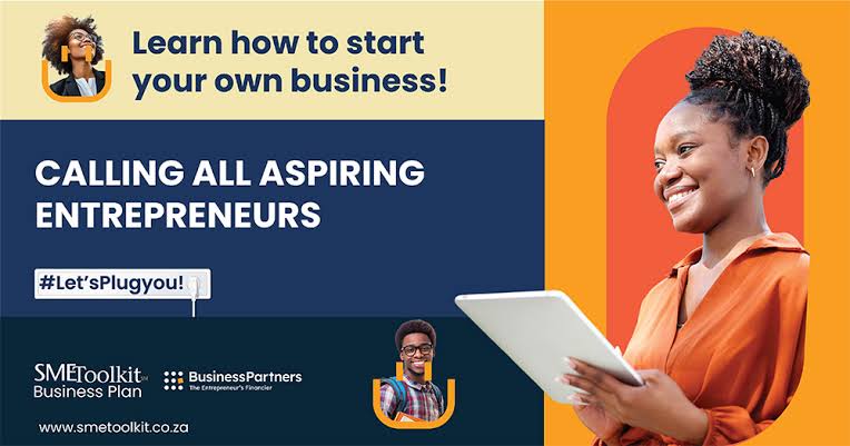 Call For Applications: Business Partners Limited/SME Toolkit SA Business Plan Competition 2026 for Aspiring Entrepreneurs (Training, Mentorship and Cash Prizes)