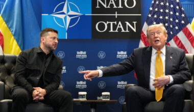 Zelenskyy says he and Trump have 'good meeting' before Graham funeral
