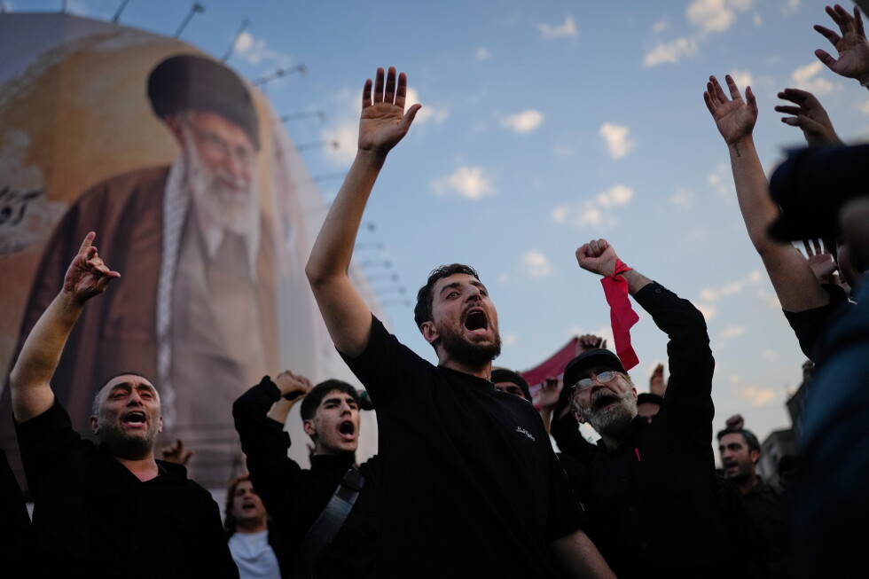 Mourners throng funeral procession for Iran's Ayatollah Ali Khamenei