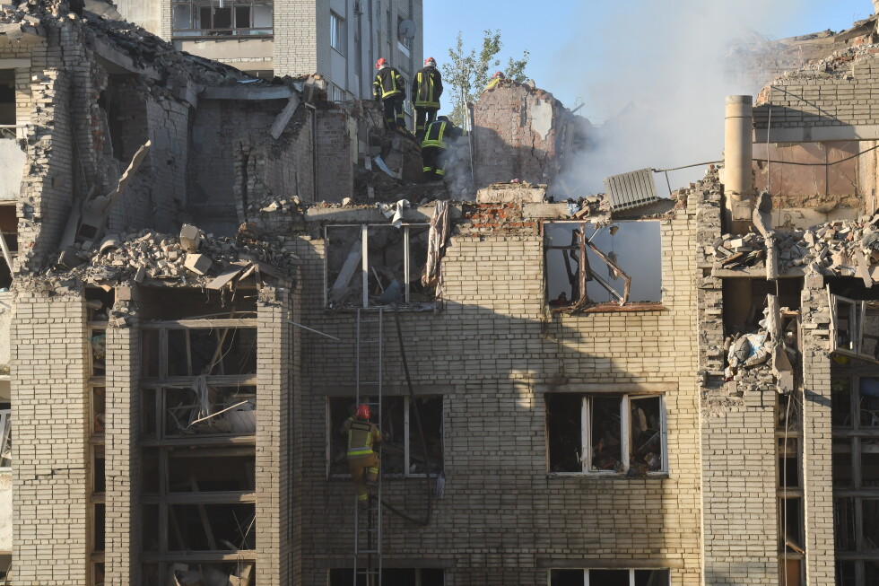 Russian attacks across Ukraine kill 10 and a missile falls in Poland