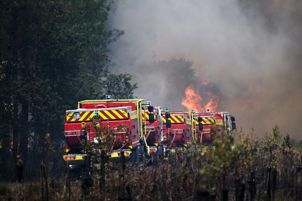 French interior minister says wildfire near Bordeaux halts but still a threat