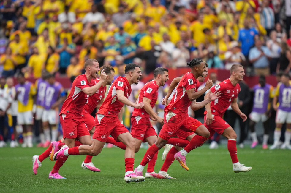 Switzerland reaches World Cup quarterfinals with shootout win over Colombia