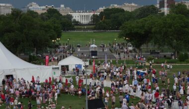 Evacuation ordered at National Mall as storms gather ahead of Trump's America 250 speech