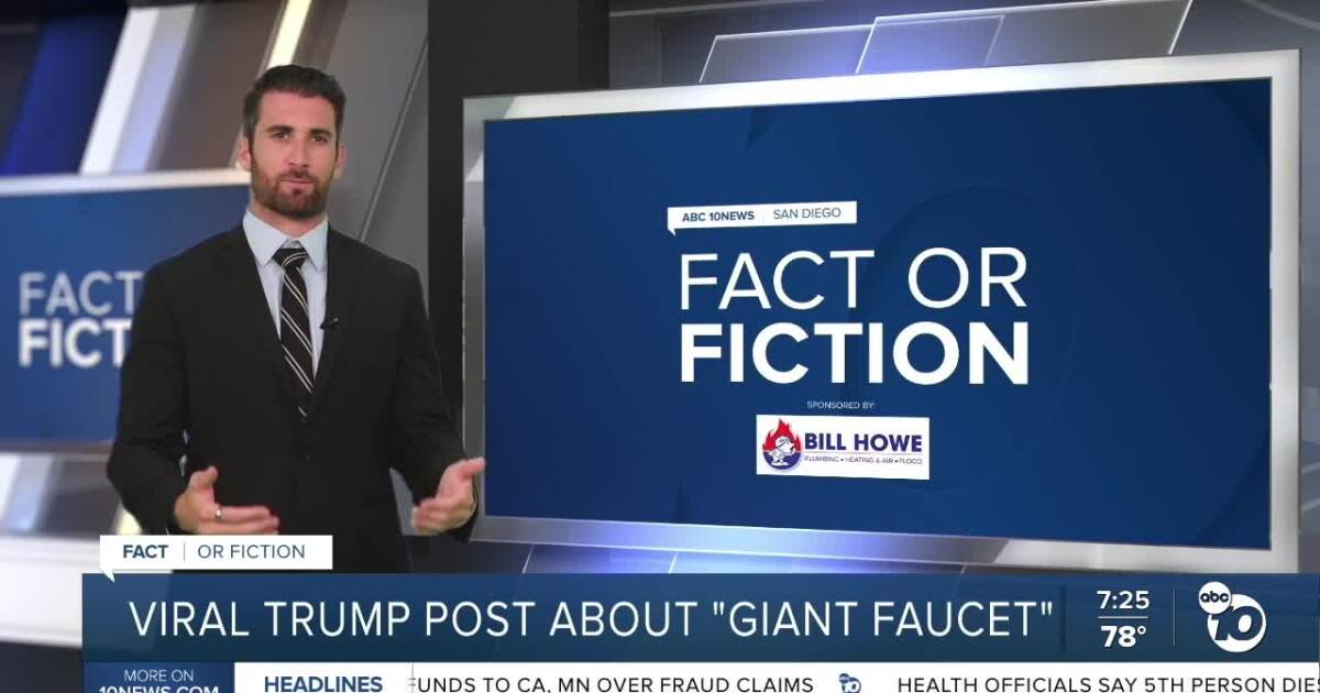 Fact or Fiction: Did Trump propose a 'giant faucet' to fight Canada wildfires?
