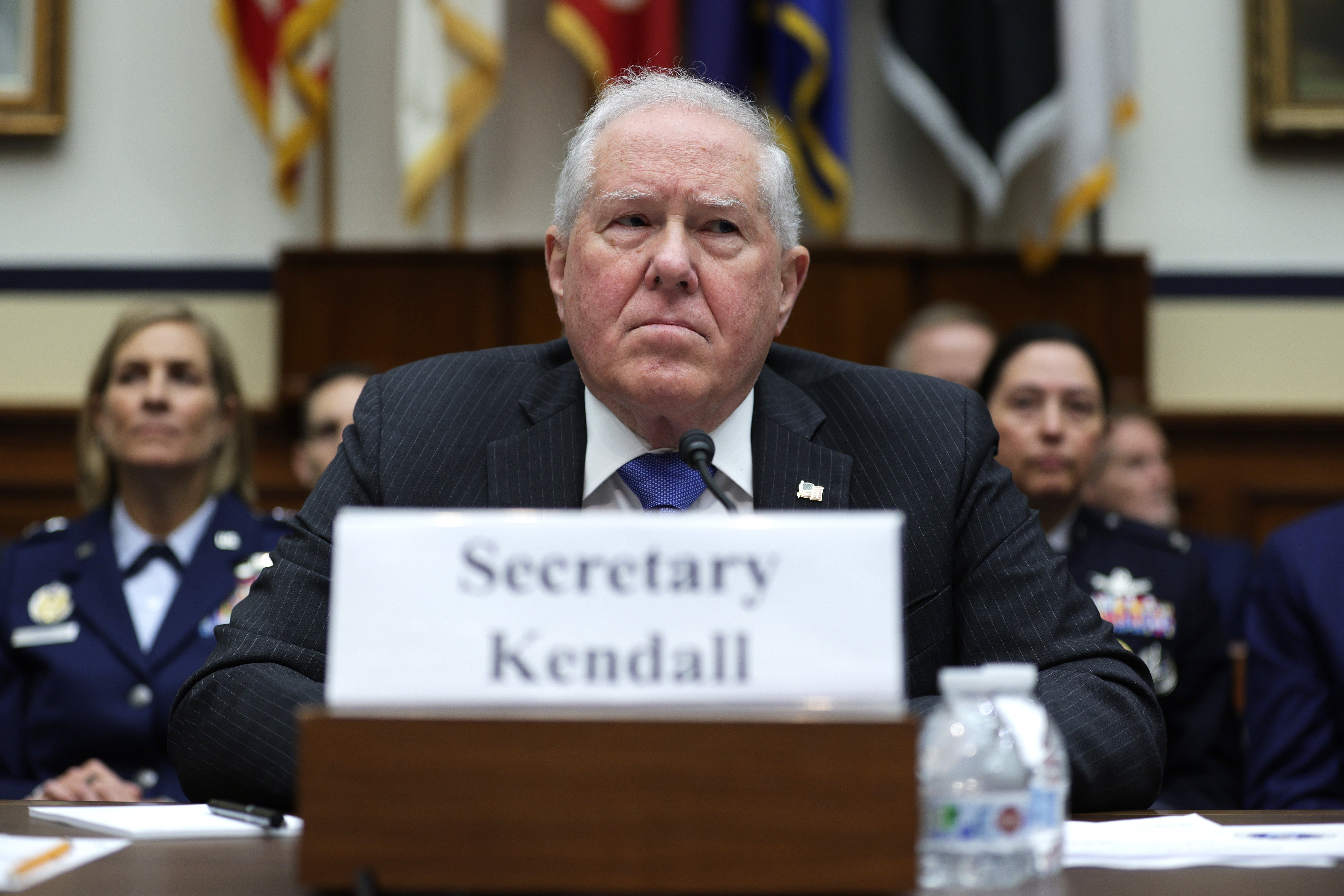 Former Air Force Secretary Frank Kendall was stripped of his clearance on Friday after being accused of leaking details about presidential aircraft