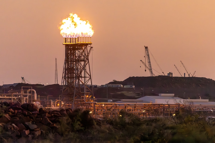 Burrup Peninsula, Murujuga, gas plant