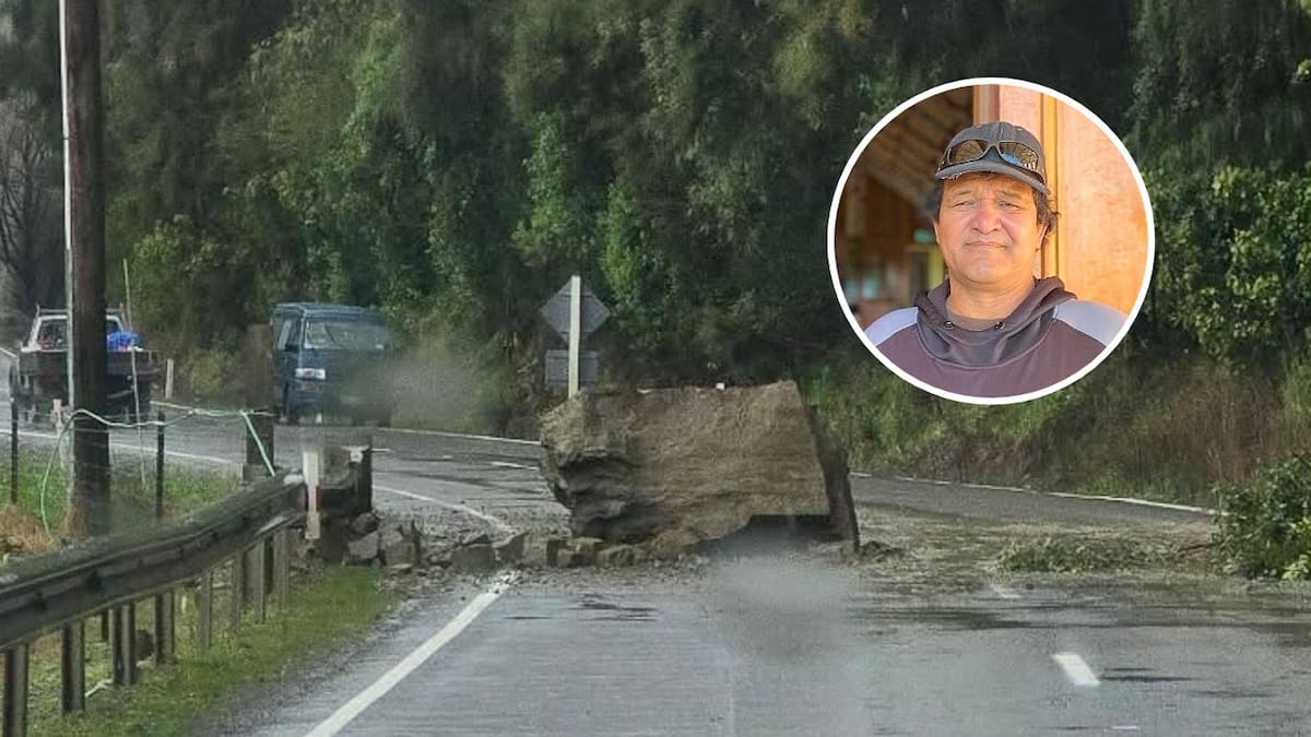 State Highway 35 to close overnight after rockfall near Gisborne