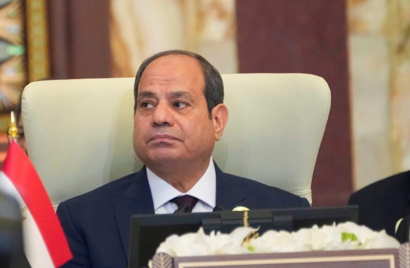 President of Egypt Abdel Fattah al-Sisi attends the 34th Arab League summit, in Baghdad, Iraq, May 17, 2025; illustrative.