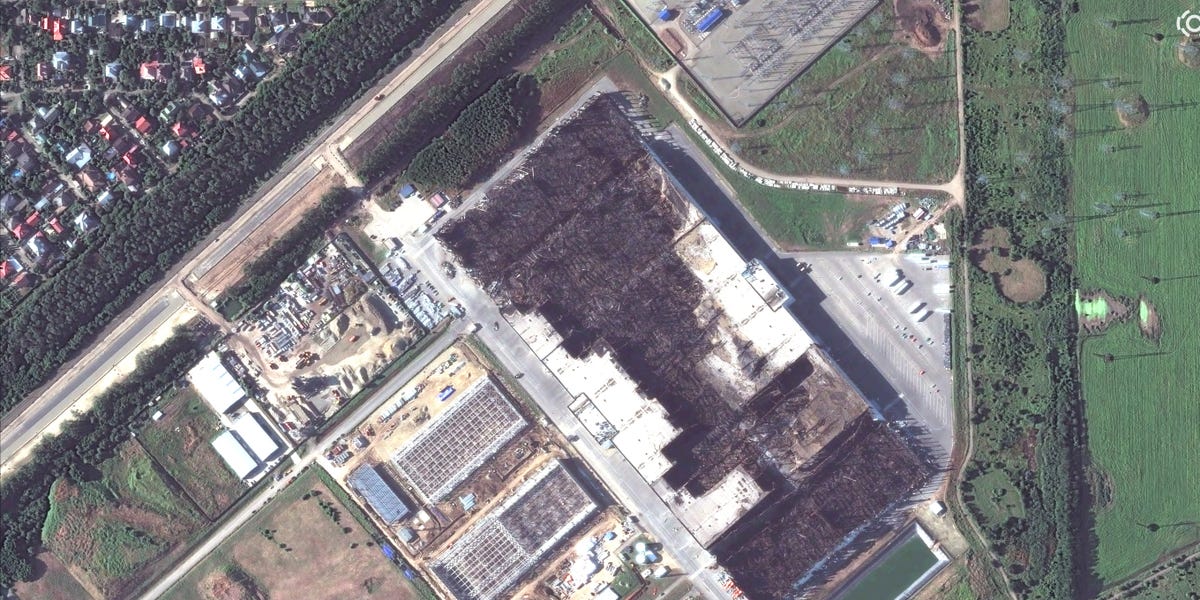 Satellite Images Show Ukrainian Strikes on Russia's Wildberries Hubs