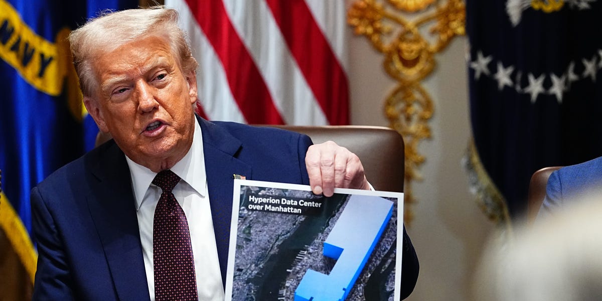 Trump Says Data Centers Are a 'Golden Goose'