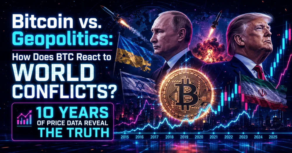 Bitcoin vs. Geopolitics: How Does BTC React to World Conflicts? 10 Years of Price Data Reveal the Truth