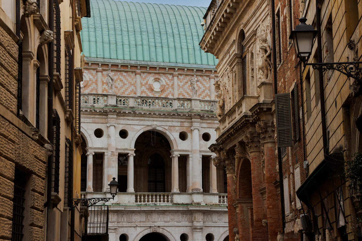 Beautiful Renaissance Buildings In Vicenza, Italy
