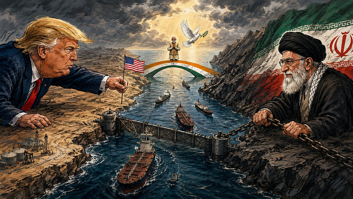 US-Iran Standoff in Strait of Hormuz: Tehran Rejects US Control Claim, Invites India as Potential Mediator