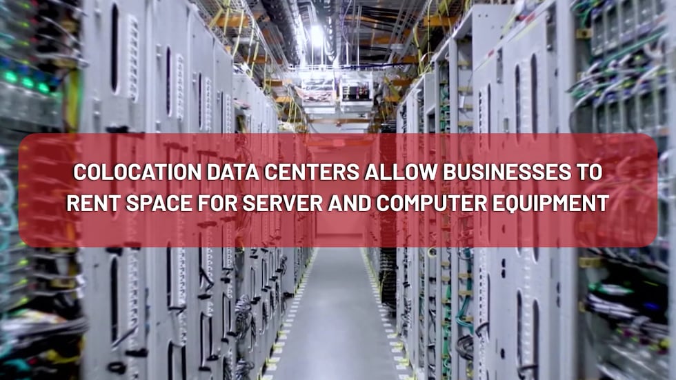 A colocation data center is a smaller type of data center where businesses rent space for...