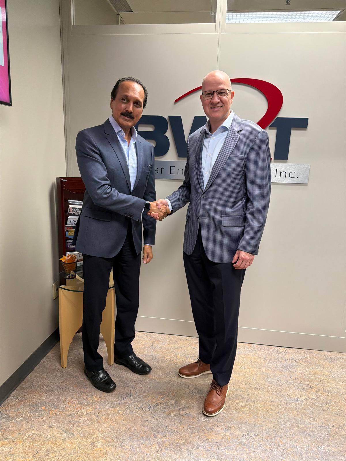 BWXT PR Handshake