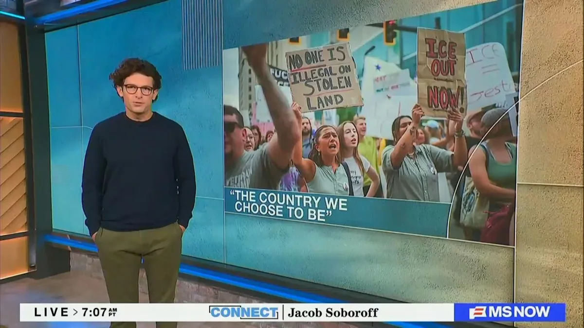 MS NOW’s Jacob Soboroff Disgusted by ‘Racist’ Slurs Used by Immigration Agents: ‘We Normally Don’t Say It On Television…’