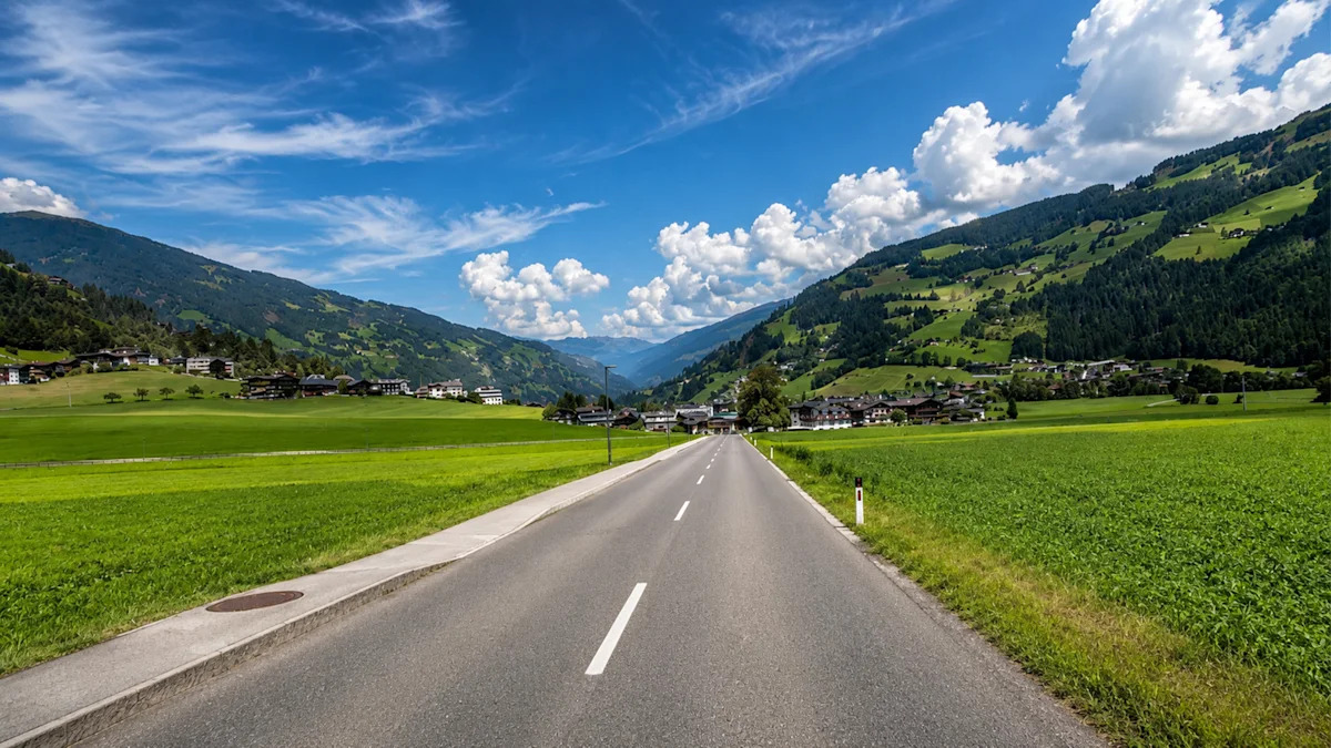 Mayrhofen Austria Scenic Road Trip 4K