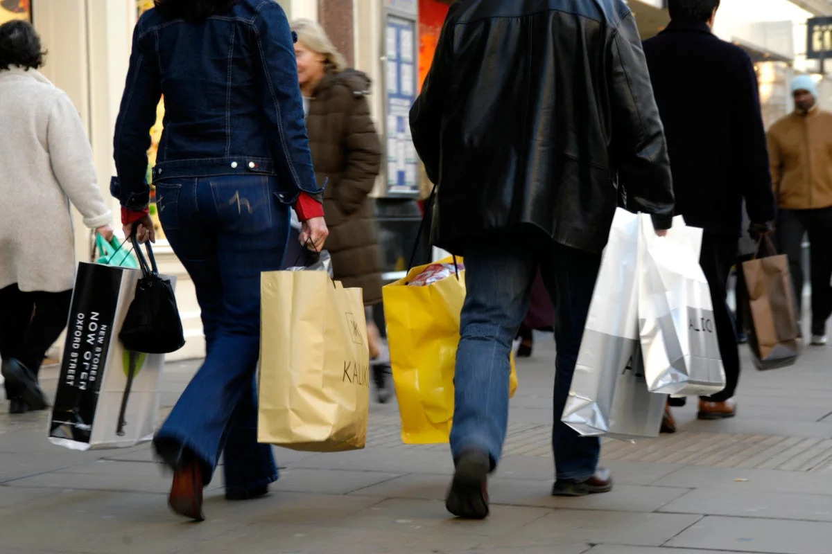 UK retail sales fall as shoppers cut back on clothing and online spending