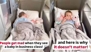 A mom defended flying babies in business class: "People get mad" but "it doesn't matter"