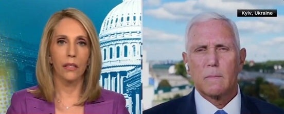 Mike Pence appeared on CNN on Sunday to argue for Donald Trump bringing the Iran war to a decisive end