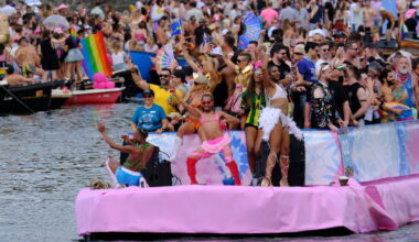 Thousands gather at Amsterdam canals for vibrant Pride festival