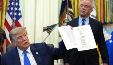 Trump signs executive order on childhood vaccine schedule