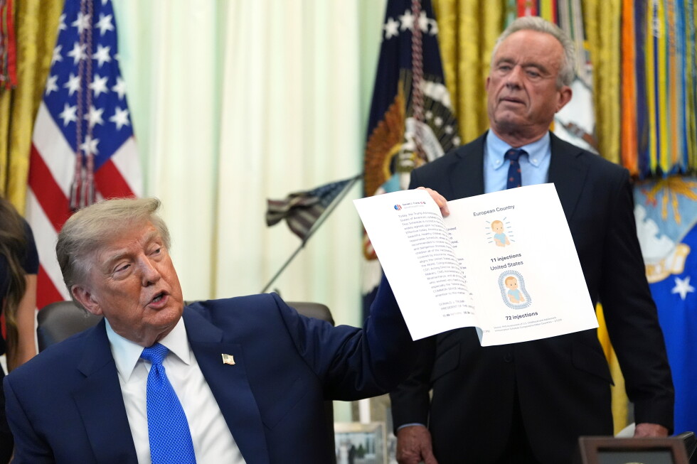 Trump signs executive order on childhood vaccine schedule