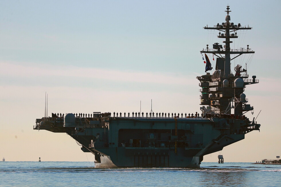 Carrier heads toward Mideast amid reports of issues aboard USS Lincoln