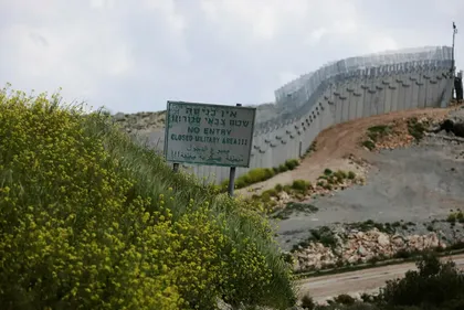 Lebanese border, April. Credit: Ammar Awad/Reuters Lebanese border, April.