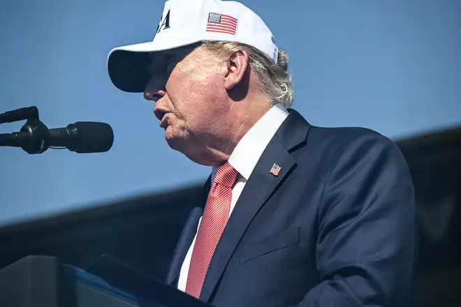 Mr Trump posted the image on his Truth Social platform without explanation.