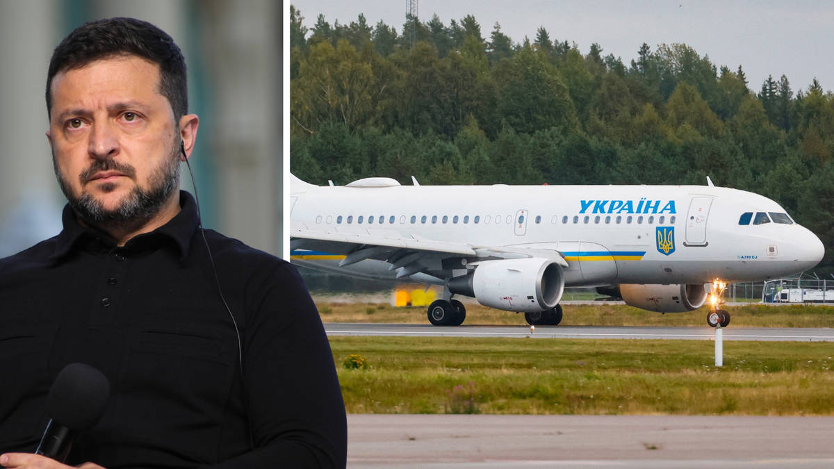 President Volodymyr Zelenskyy's plane nearly hit by Russian drone in 'deliberate Russian attack' on way to Norway for King's funeral