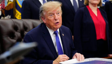 Trump claims Canada calls 'all the time' over trade war between neighbouring nations