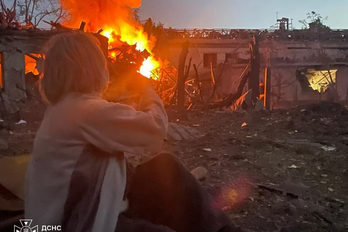 Ukraine-Russia war latest: Nato mission scrambles jets as four killed in missile and drone strikes on Kyiv