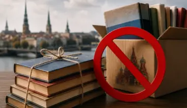 A ban on Orthodox, scientific, children's, and artistic literature from Russia has come into effect in Latvia