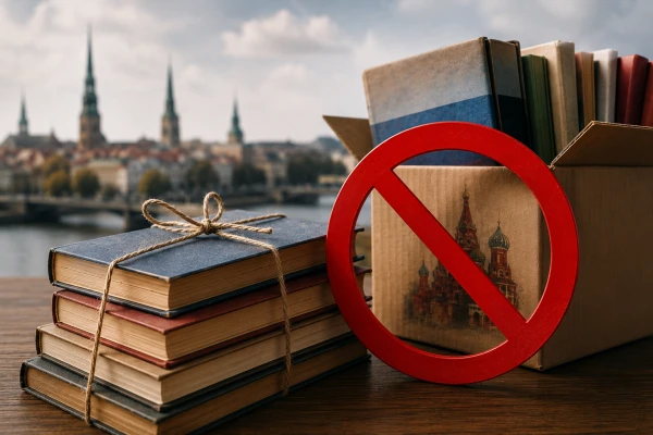 A ban on Orthodox, scientific, children's, and artistic literature from Russia has come into effect in Latvia