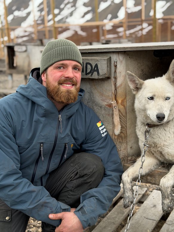 Matous Podolsky lives in a tiny cabin with his 80 Alaskan huskies.