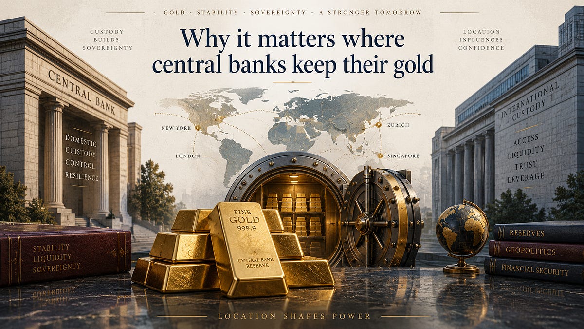 Why it matters where central banks keep their gold