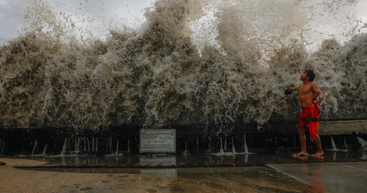 Hurricane Marie remains offshore, but rain and high surf batter SoCal