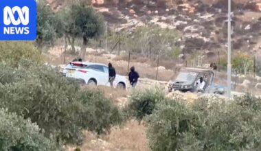 Israeli settlers attack Palestinians and European diplomats in West Bank, Belgium says